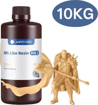 OEM Resina 3d, Alta Precisi&oacute;n, Sensibilidad Uv, Compatible Con Impresoras Lcd Y Dlp, 10 Kg, Color Beige
