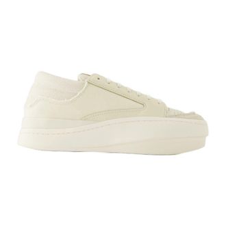 Yohji Yamamoto Lux Bball Low Sneaker - White