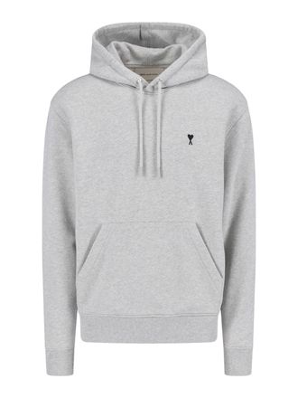 Ami Grey Ami de Caur Kangaroo Pocket Hoodie