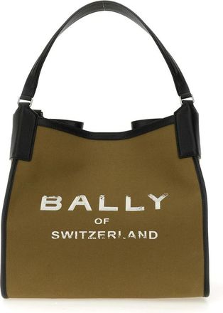 Bally Arkle L Shopper - Heren - Schoudertassen - Groen - ONE Size - Katoen - Tassen