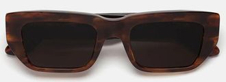 Retro Superfuture Sunglasses Ra Havana Striped Ogu Havana/Brown Unisex