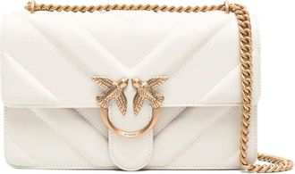 Pinko Pinko, Dames, Tassen, Wit, Maat: ONE Size Leer