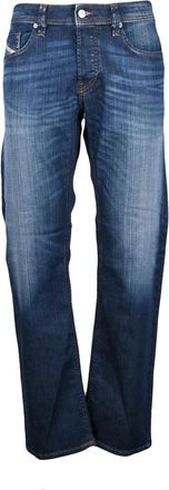 Diesel Jeans, Heren, Blauw, W38, Katoen, Markee R999I Straight Jeans