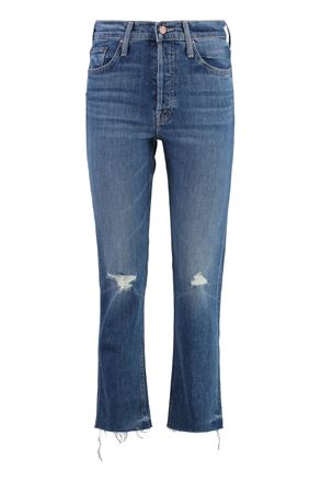 Mother De Tomcat Cropped Skinny Jeans