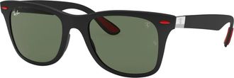 Ray-Ban Rb 4195M Scuderia Ferrari Collection - Heren - Zonnebrillen - Zwart - 52 MM - Accessoires