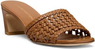 Stuart Weitzman Marina Slide 50 in Boho Tan at Nordstrom, Size 7.5