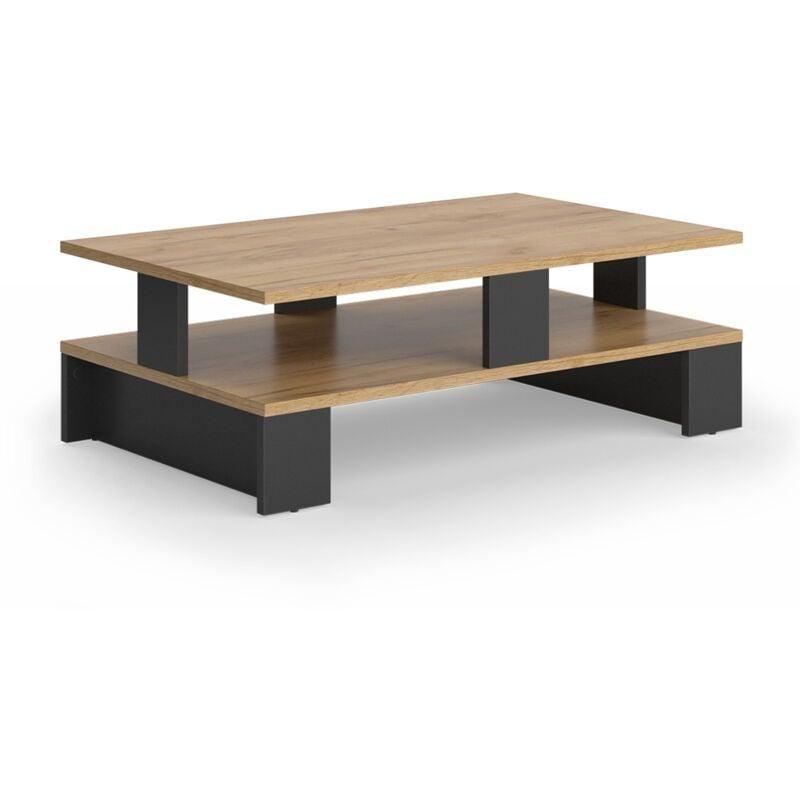 Table Basse Vicco Hylda – 6 Boîtes Pliantes Incluses – Salon – 84,6 X 52,6 Cm