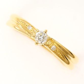 C&A Yellow Gold Yellow Gold (18K) Band Ring (Pre-Owned)