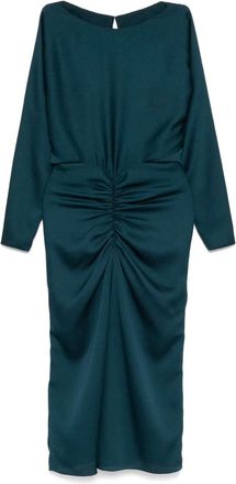 Amsale Abito con maniche dolman - Verde