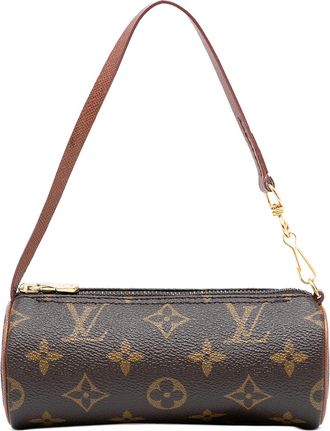 Louis Vuitton Pre-owned Womens Monogram Papillon Pochette - Brown Textile - One Size