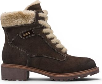 Tamaris Womens Brown Warm Lace-Up Winter Outdoor Ankle Boots - 26266-43