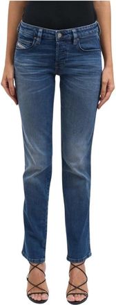 Diesel Straight Leg Denim Jeans - Dames - Slim Fit Jeans - Blauw - W23 - Denim - Jeans