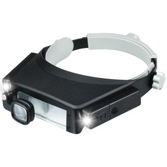 OEM Lupa De Diadema Con Luz Led, Linterna Frontal, Lupa De Joyero 1.5x, 3x, 7.5x, 9x, 9.5x, 11x, 15.5x, 17x Para Armarios, Trabajo, Reparaciones, Manualid