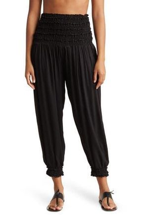 Boho Me Smocked Pants in Black at Nordstrom Rack, Size X-Small