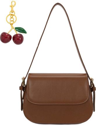 Generic Womens Lightweight Shoulder Bags Cute Hobo Tote Bag Ladies Chic Handbags Purses with Keychain - Gift for Christmas, Birthday and Anniversary (Coffee,2