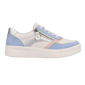 Rieker Womens Kendra Sneakers In Aqua Offwhite