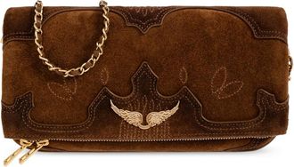 Zadig&Voltaire The Rock Bag - Dames - Clutches - Bruin - ONE Size - Katoen - Tassen