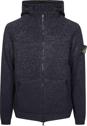 Stone Island Reversible Knitted Front Zip-Through Jacket