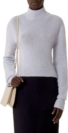 Lanvin Open-Back Sweater In Cashmere in Sky Blue at Nordstrom, Size Medium