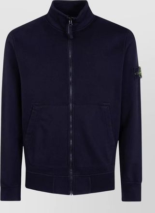 Stone Island cotton zip up lightweight jacket
