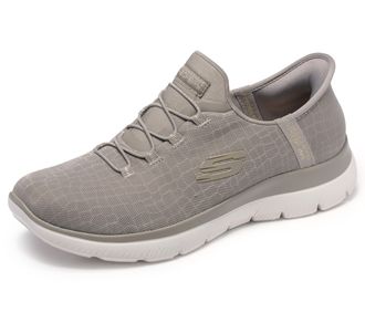 Skechers Womens Summits Classy Night Sneaker, Taupe, 5 UK