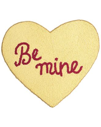 Tiramisu Be Mine Beaded Heart Placemat