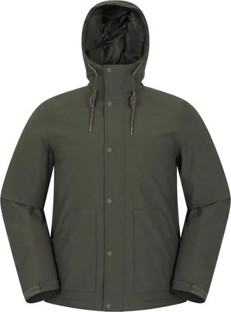 Mountain Warehouse Heren Oak Waterdichte Jas (Khaki Groen)