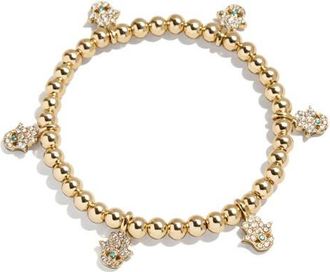 BaubleBar Divine Energy Pisa Bracelet in Goldtone/Clear at Nordstrom