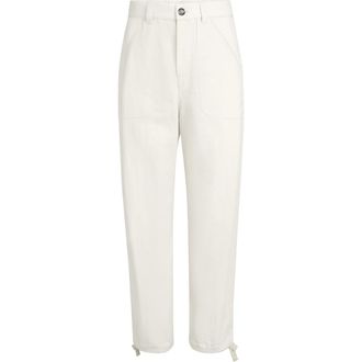 Brunello Cucinelli Drill trousers in Off-White at Nordstrom, Size 44 It