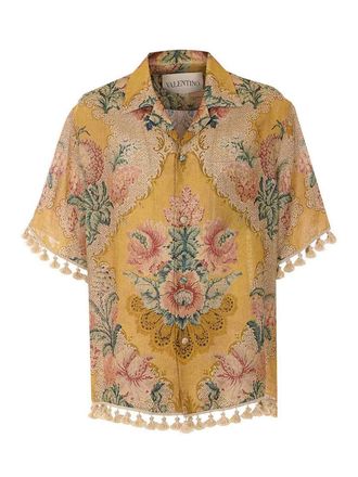 Valentino Garavani Multicolor Shirt With Frontal Buttons Closure