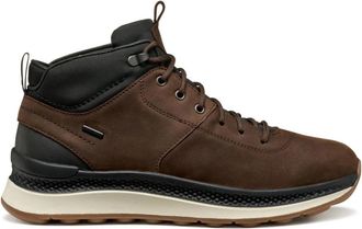 Geox Zwarte Spherica Schoenen - Heren - Sneakers - Bruin - 41 EU - Schoenen