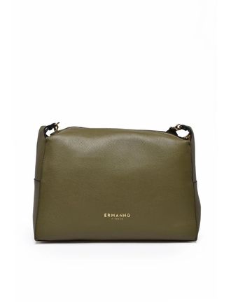 Ermanno Scervino Victoria Large Shoulder Bag with Adjustable Strap and Zip Closure