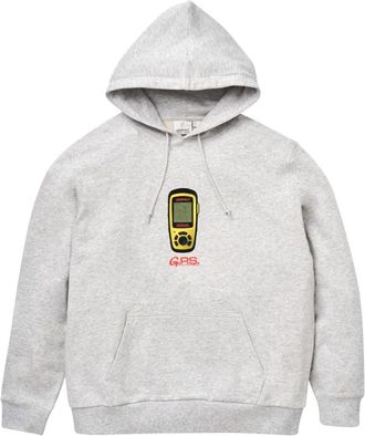 Gramicci GPS Hooded Sweatshirt - Heren - Hoodies - Grijs - M - Katoen - Hoodies & sweatvesten