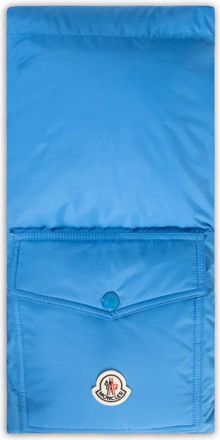 Moncler Sjaal met logopatch - Blauw