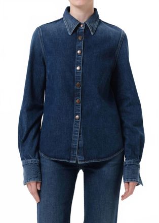 A Gold E Talia Long Sleeve Denim Shirt In Episode