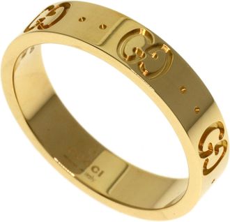 Gucci Yellow Gold (18K) Band Ring (Pre-Owned)