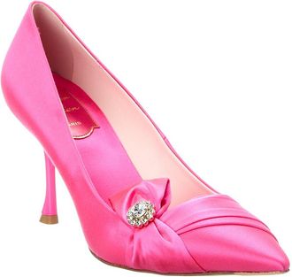 Roger Vivier Lavalliere Satin Pump
