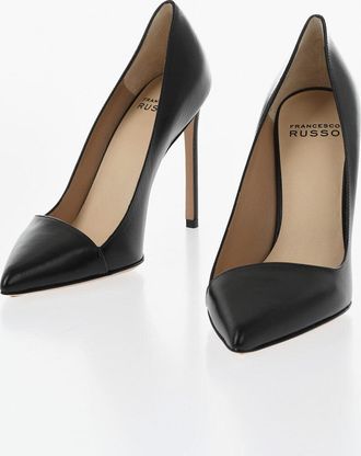 Francesco Russo Leather Pumps with 11 cm Stiletto Heel Francesco Russo