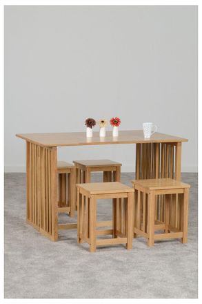 Seconique Richmond Foldaway Dining Set (4 Stools)