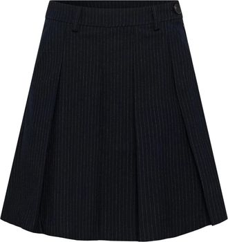 Saint Tropez Tyler SZ Rokje - Dames - Korte rokken - Blauw - M - Leer - Rokken