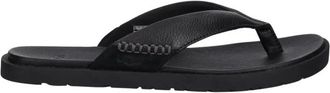 UGG Ugg, Schoenen, Heren, Zwart, 40 EU, Leer, Seaside II Flip