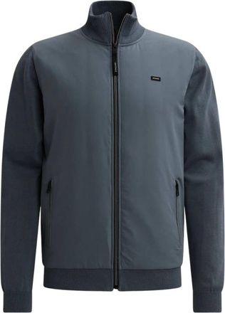 Vanguard Zip Jacket Cotton Modal - Heren - Jassen - Blauw - Maat: 2XL Modal