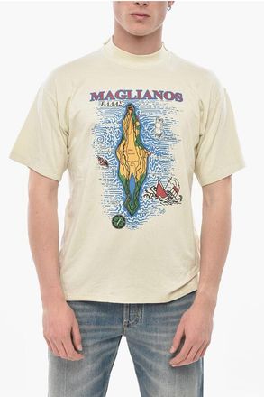 Magliano Crewneck T-Shirt MAGLIANOS ISLAND With Print size Xl
