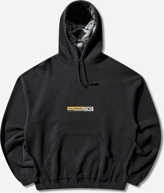 Salomon Slam Jam Hoodie Deep Black / White