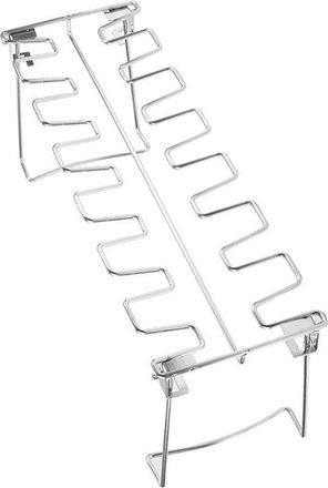 OEM Juego De Utensilios Para Barbacoa: Parrilla Plegable De Acero Inoxidable Para Muslos De Pollo, 35x12x14,5 Cm, Ideal Para Acampar