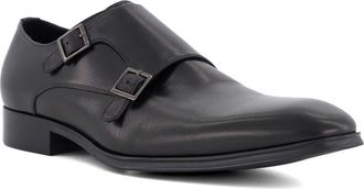Dune London Situation Double Monk Strap Shoe in Black at Nordstrom, Size 10Us