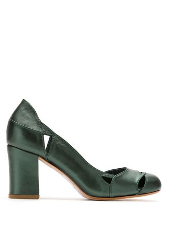Sarah Chofakian Bruxelas leren pumps - Groen
