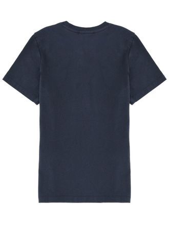 Maison Kitsun&eacute; Fox Head Embroidered T-Shirt - Navy