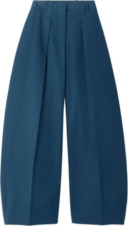 Jacquemus Pantaloni plissé - Blu