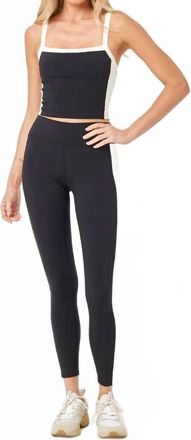 L*Space Sidelines Legging In Black/cream